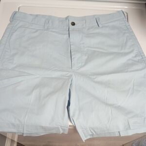 Brooks Brothers "346" Sky Blue Men's Cotton Flat Front Shorts Size W38